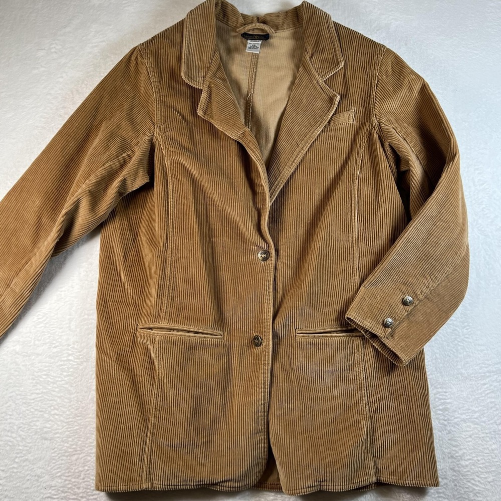 Hunters Run Jacket Womens 8‎ Brown Corduroy Equestrian Blazer Riding Coat